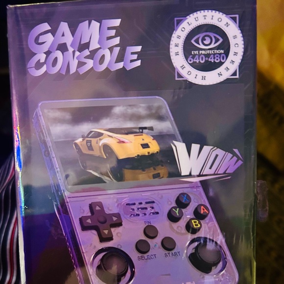 Purple Handheld Game Console NIB